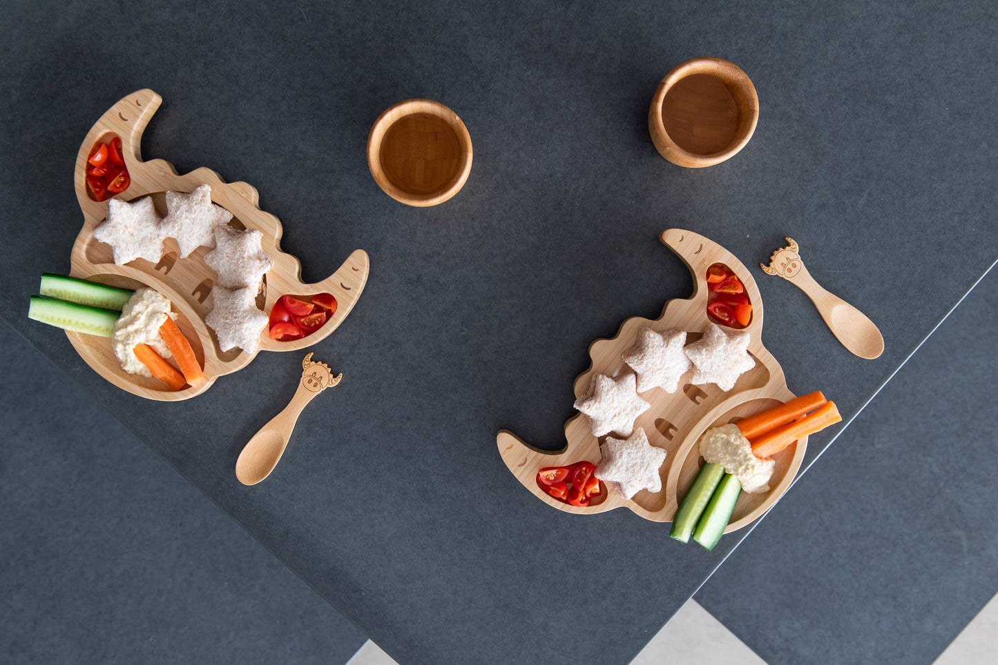 Baby Coo - Highland Cow Bamboo Suction Plate & Gift Box