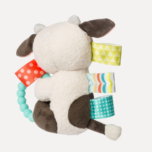 Taggies Buttercup Cow Teether Rattle – 6″