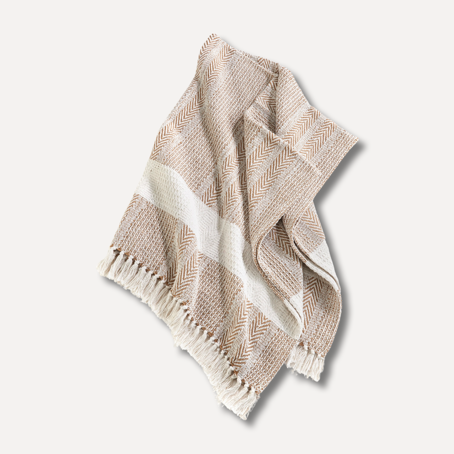 Handloom Fringed Throw
